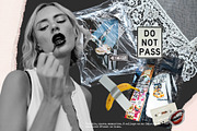 Do not pass # Collage Pack, an Object Graphic by Feelsoul (Thumbnail 7 of 11)