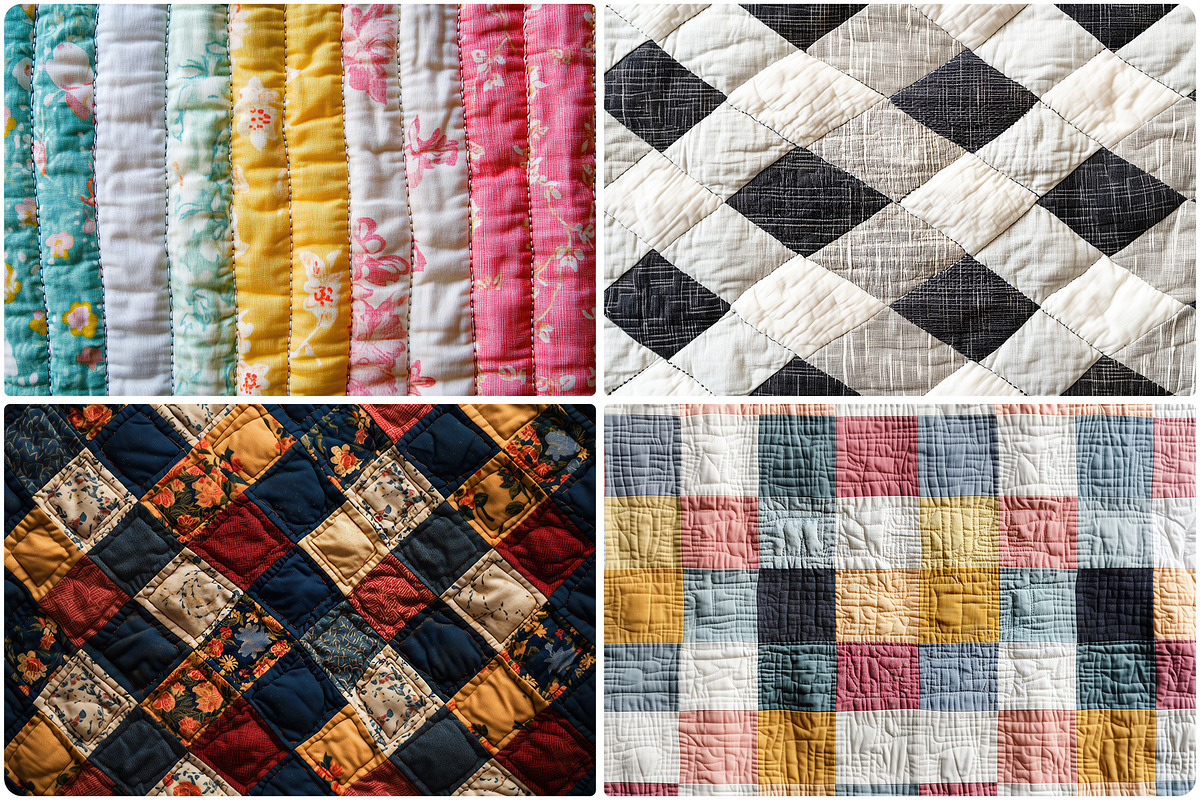 30 Quilting Texture Backgrounds, a Texture Graphic by Textures & Backgrounds (Photo 8 of 10)