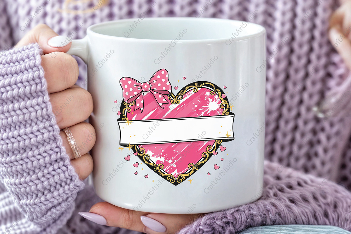 Personalized Name Valentine’s Day, an Illustration by CraftArtStudio (Photo 3 of 4)