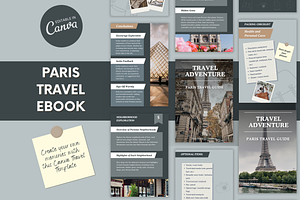 Travel Ebook Canva Editable Template