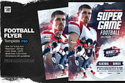 Super Game Football Flyer, a Flyer Template by Tarommir (Thumbnail 1 of 3)