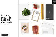 Italian Restaurant Identity Mock-up, a Books & Magazine Mockup by Mocca Mockups Store (Thumbnail 6 of 10)