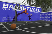 Basketball Court, an Advertising Mockup by Unerispace (Thumbnail 5 of 5)