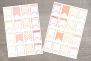 Printable Flag Planner Stickers, an Illustration by Phat Happy Life (Thumbnail 3 of 3)