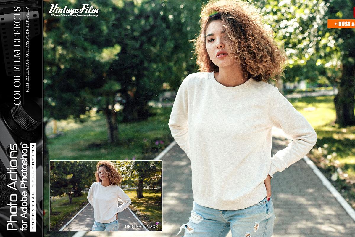Actions for Photoshop / Vintage Film, an Action Add-On by Miracle_Design (Photo 9 of 43)