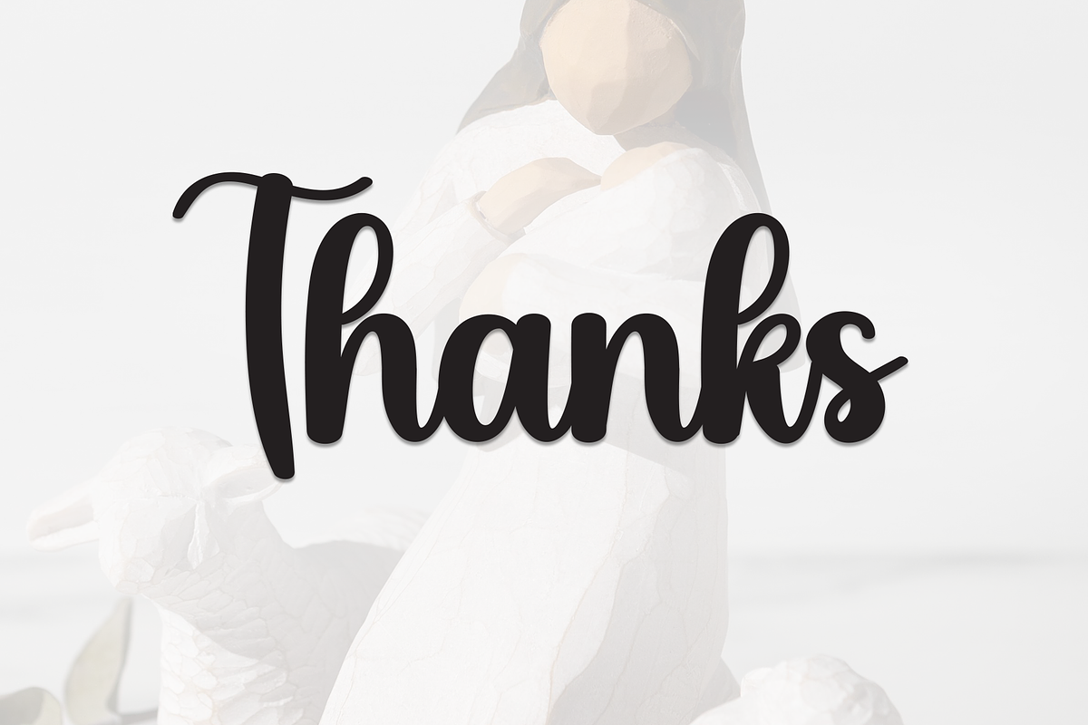 Nativity | Script Font, a Handwritten Font by Scratchones (Photo 9 of 9)