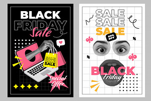 Black Friday Graphic Templates, a Flyer Template by Creative Graphics
