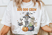 Boo Boo Crew Halloween Nurse Ghost, an Illustration by DreamCafeArt (Thumbnail 2 of 7)