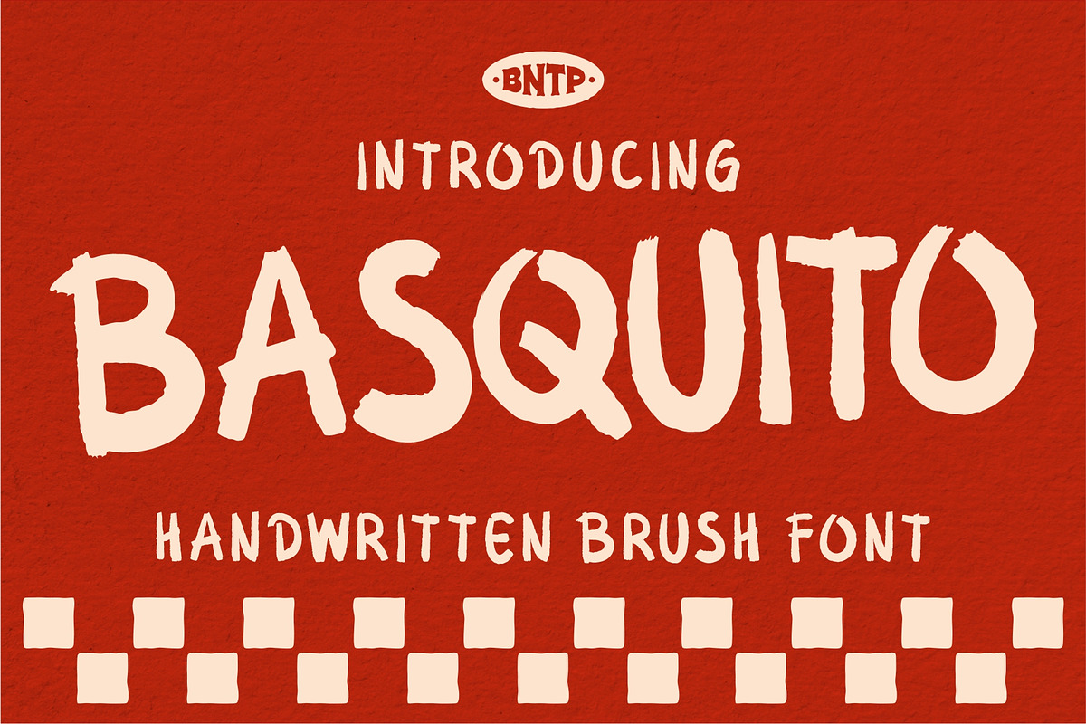 Basquito - Handwritten Brush Font, a Handwritten Font by Bentype Studio (Photo 1 of 6)