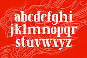 Golden Dragon - Hand-drawn Serif, a Serif Font by HipFonts (Thumbnail 6 of 10)