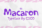 CS Macaron – Bubble Font, a Sans Serif Font by Craft Supply Co. (Thumbnail 1 of 8)