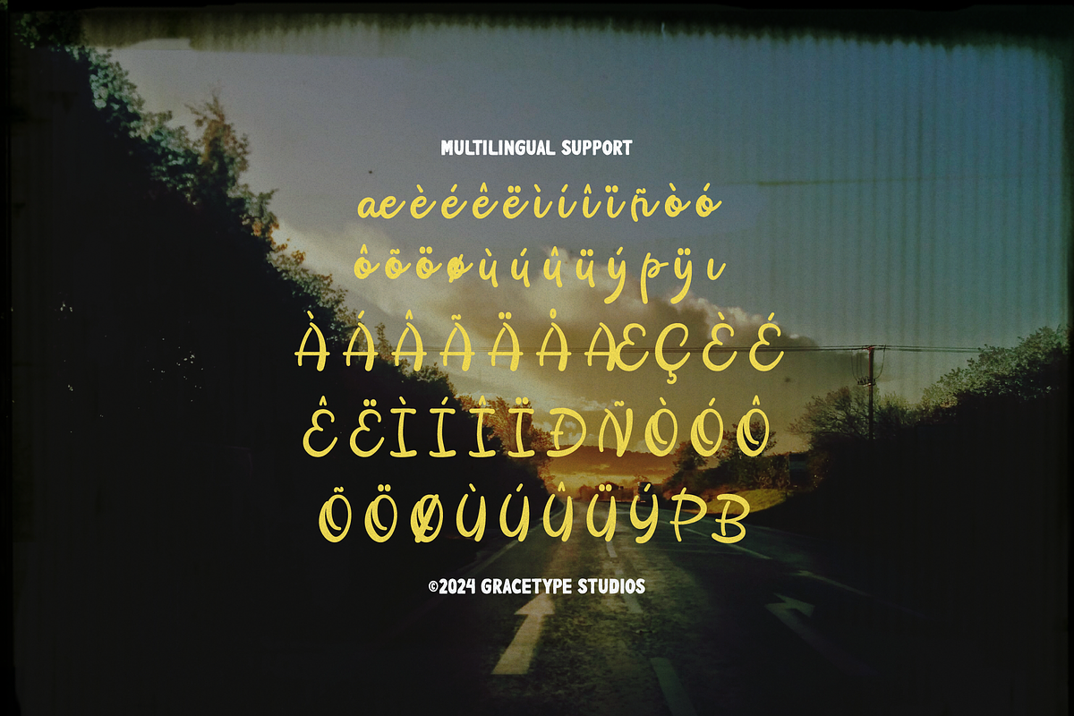 Romanelo Wandering | Retro Script, a Font by gracetype_studio (Photo 12 of 12)
