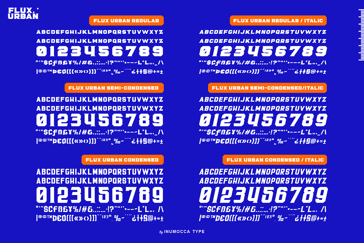 Flux Urban, a Serif Font by inumocca_type (Photo 8 of 11)