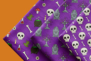 Halloween: Patterns & Clipart, a Seasonal Illustration by Elatedowl (Thumbnail 5 of 14)