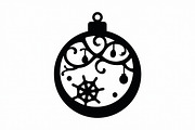 Christmas Laser Cut Ornament Bundle, a Graphic by Designer_Momina (Thumbnail 4 of 14)