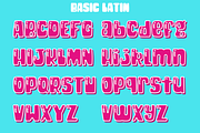Cheeky Bite Chunky Layered Font, a Font by Amber Nest Design (Thumbnail 8 of 10)