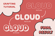 Clefy 3D, a Sans Serif Font by Craft Supply Co. (Thumbnail 2 of 8)