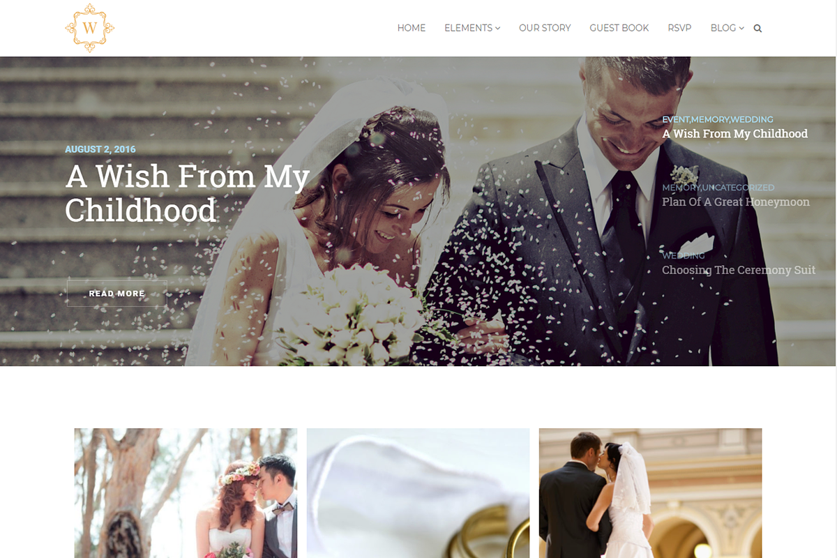 Wedding Event WordPress Theme, a WordPress Template by Visualmodo (Photo 22 of 24)