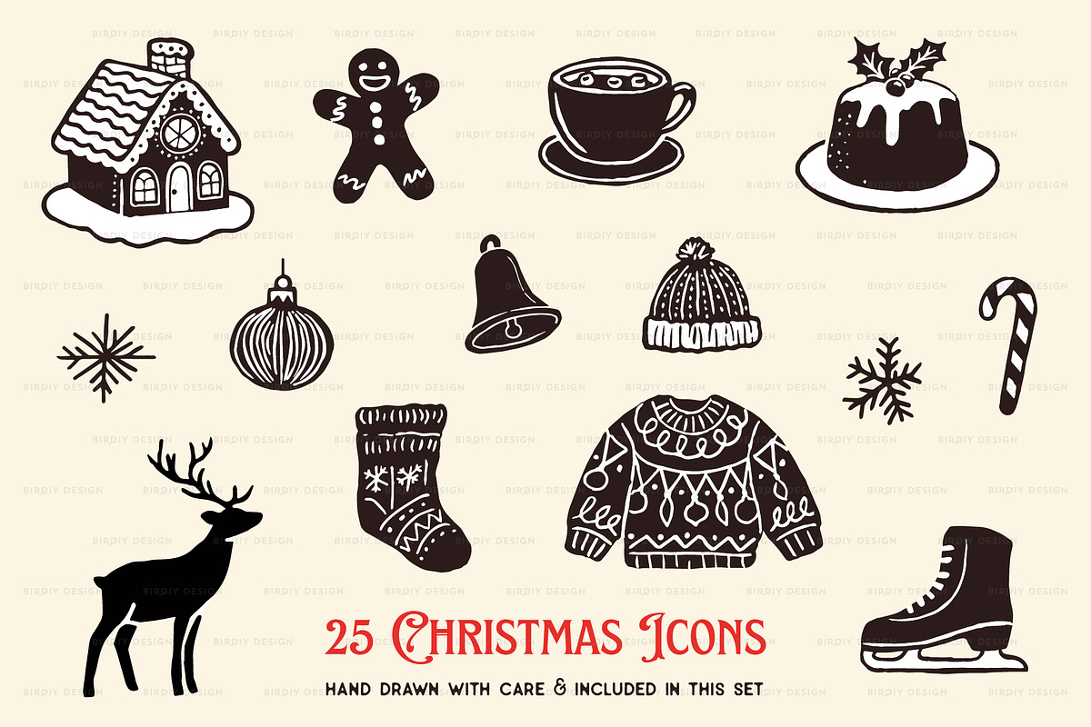 Christmas Wonderland Winter Icons, a Solid Icon by BirDIY Design (Photo 3 of 9)