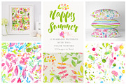 Happy Summer Seamless Patterns, a Pattern Graphic by Lumitar (Thumbnail 1 of 6)