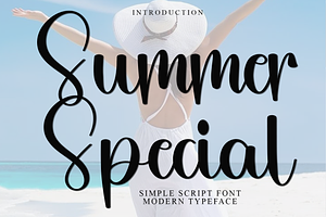 Summer Special, a Handwritten Font by InermediaSTUDIO