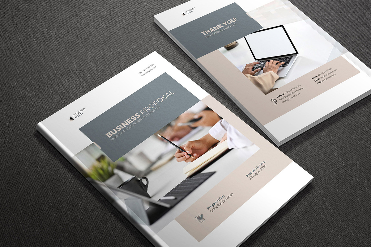 Business Proposal Canva, a Marketing Template by Sabin (Photo 8 of 8)