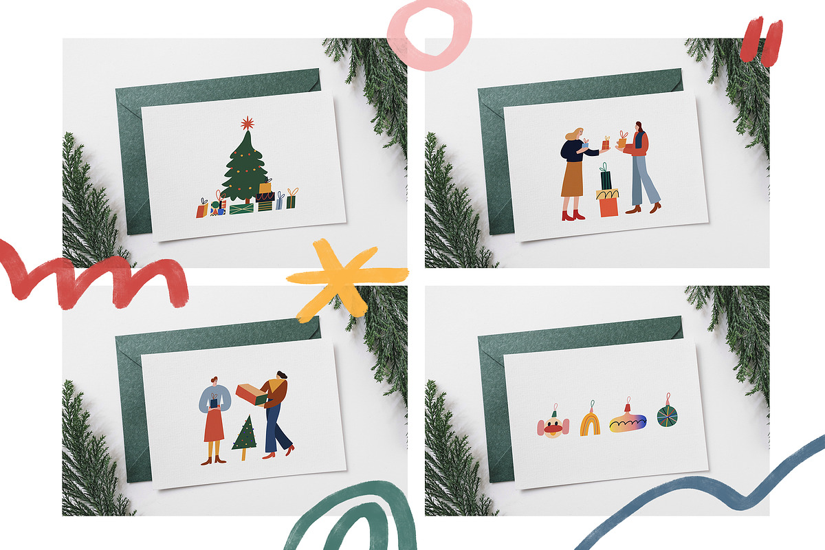 Hand Drawn Christmas Collection, an Object Graphic by Anny (Photo 13 of 17)