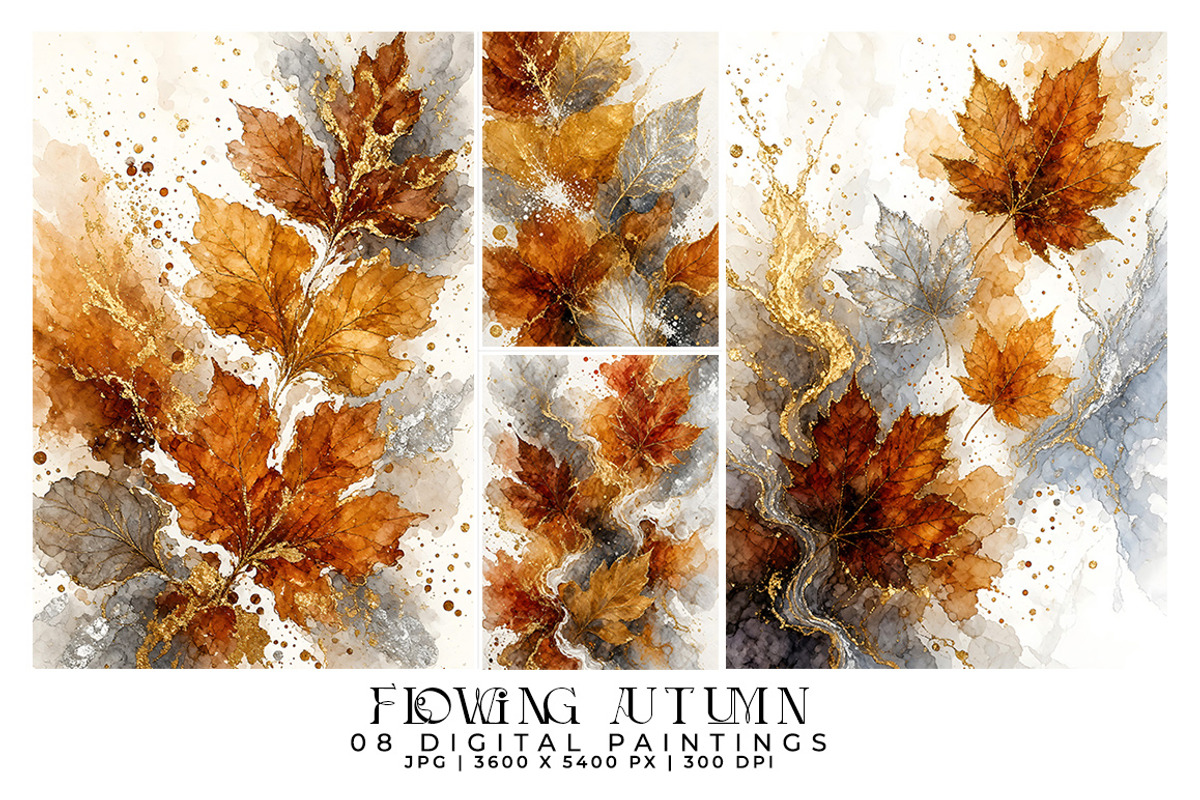 Flowing Autumn, a Seasonal Illustration by Digital Art Creations (Photo 1 of 5)