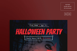 Posters Halloween Party