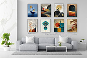 Minimal Japandi Wall Art Bundle, a Poster Template by Pixeness Studio (Thumbnail 2 of 9)