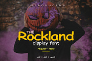Rockland Display Font, a Sans Serif Font by yantodesign (Thumbnail 1 of 8)