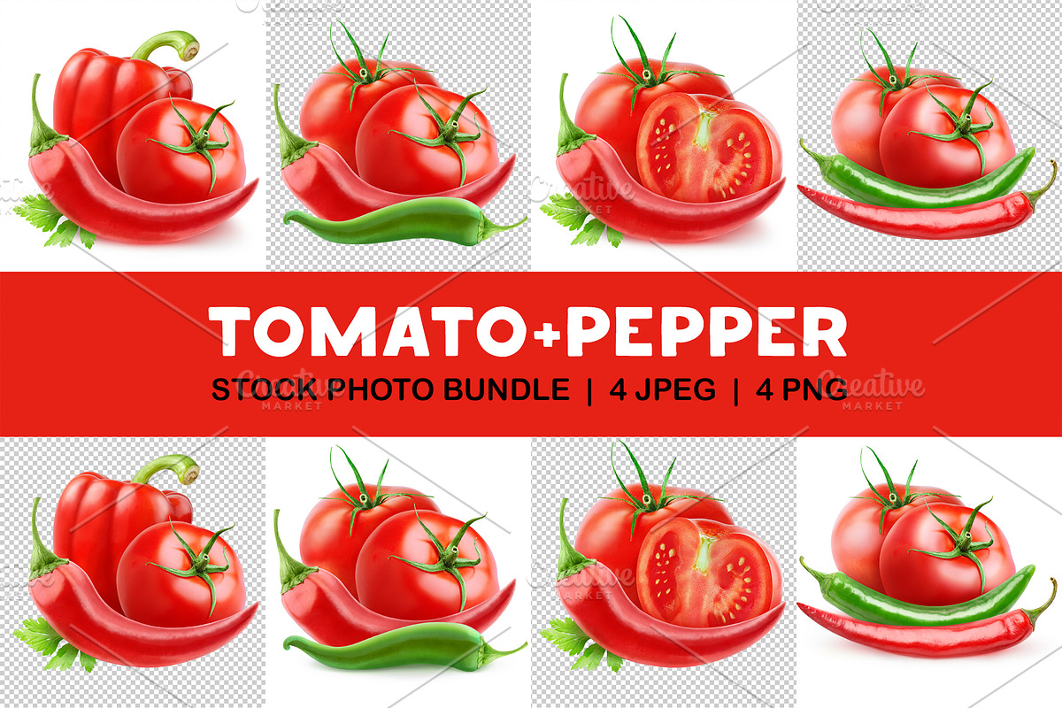 Tomato and peppers