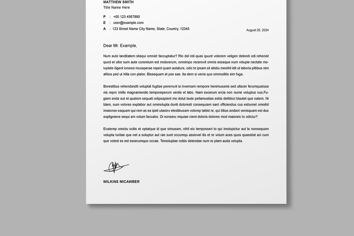Resume Template Design, a Resume Template by MightyDesign (Photo 7 of 10)