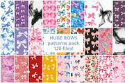 120 Bows Seamless Patterns, a Pattern Graphic by mkStudioLab (Thumbnail 1 of 6)