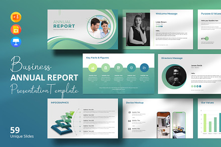 Annual Report Presentation Template