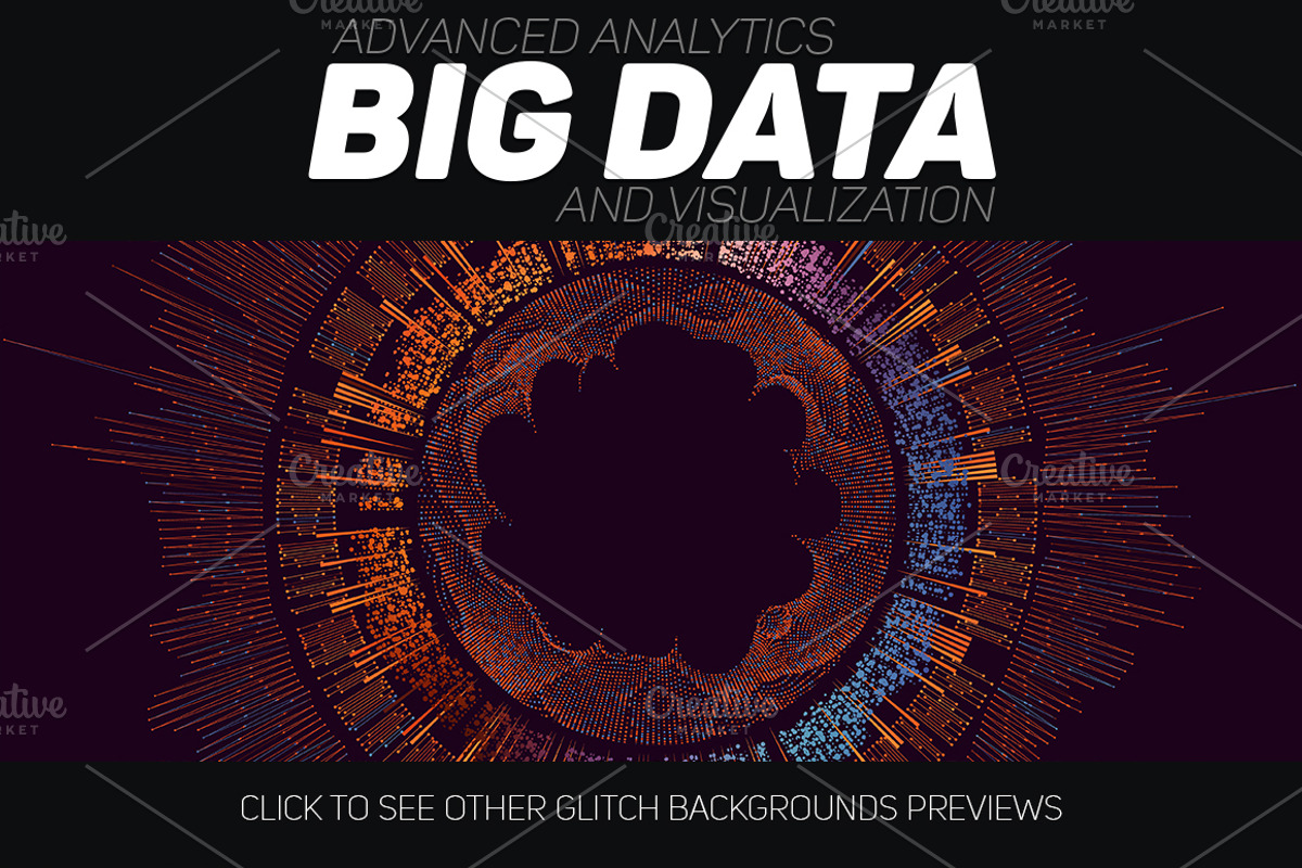 30 Big Data Abstract Backgrounds, an Object Graphic by GarryKillian (Photo 3 of 4)