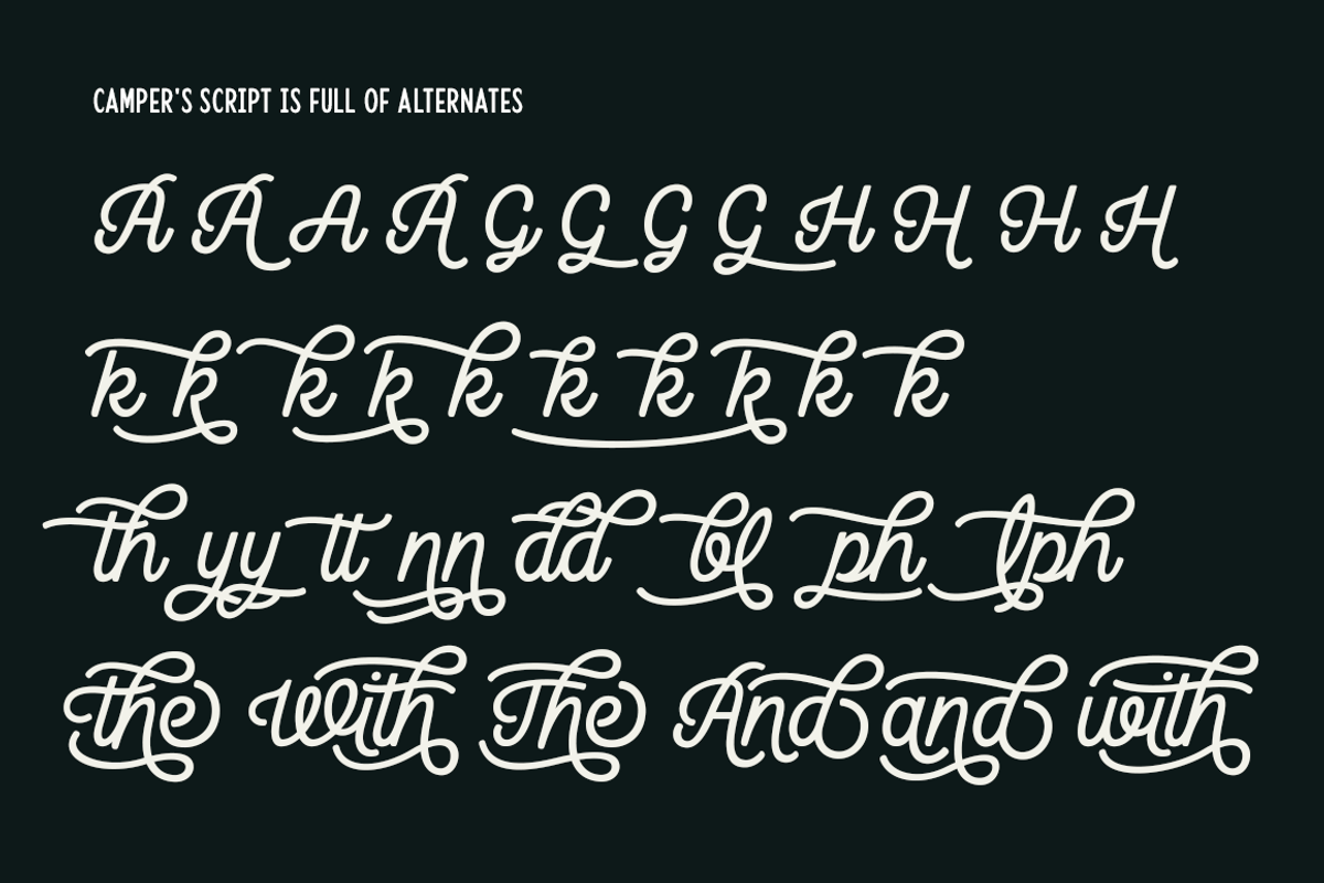 Camper Font Pack, a Sans Serif Font by Fenotype (Photo 13 of 17)