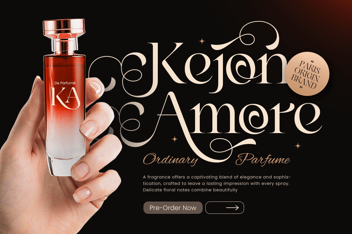 Riona - Luxury Swash Logo Font, a Serif Font by Sensatype (Photo 2 of 12)