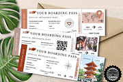 Editable Boarding Pass Template, a Card Template by YasdeyDesigns (Thumbnail 1 of 7)