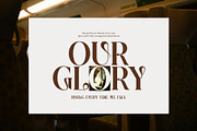 Wagen Unique Serif Font, a Serif Font by Graphicxell (Thumbnail 4 of 8)