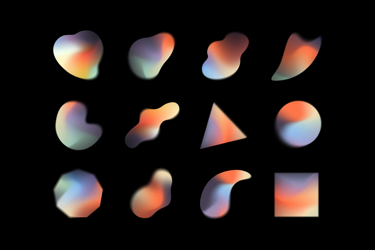 Gradient Shapes Collection, a Texture Graphic by pixelbuddha.net (Photo 2 of 22)