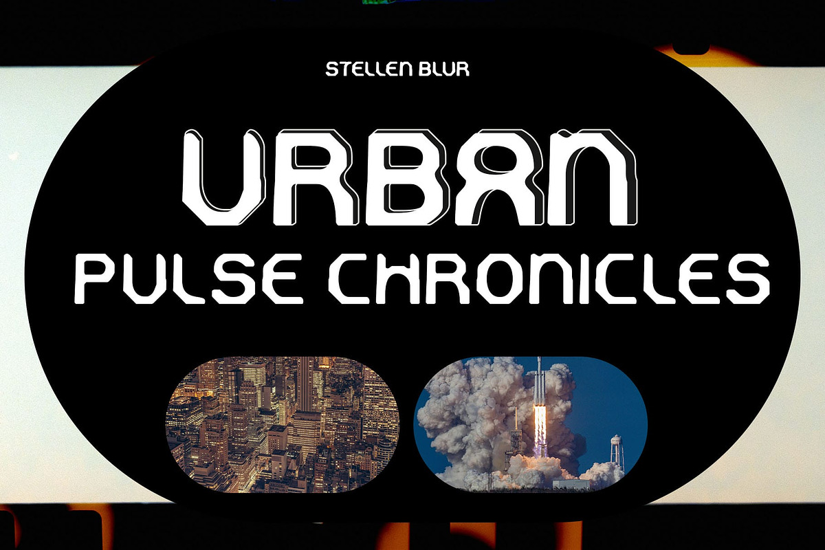 Stellen Blur, a Sans Serif Font by Craft Supply Co. (Photo 3 of 8)
