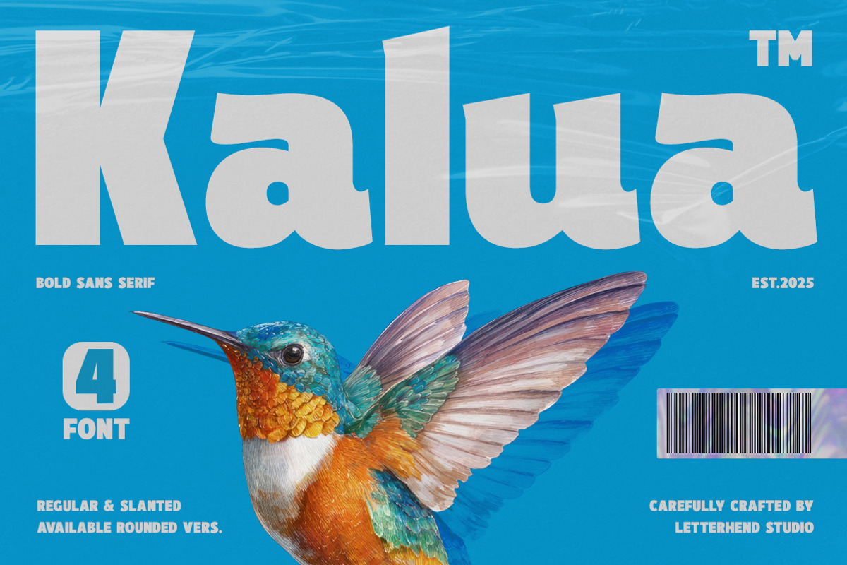Kalua Bold Sans Serif, a Sans Serif Font by Letterhend Studio (Photo 1 of 11)