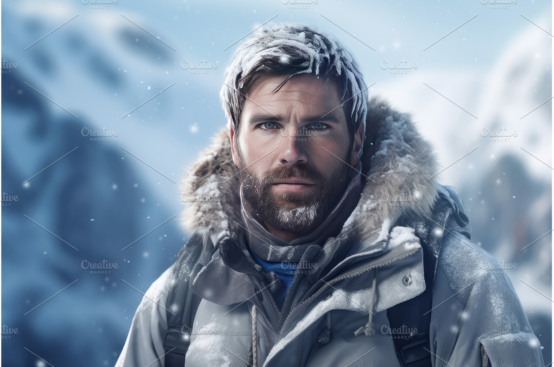 Durable Glacier winter alps clothes, a Sports & Recreation Photo by Ylivdesign