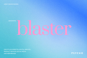 BLASTER Retro Gradient Textures