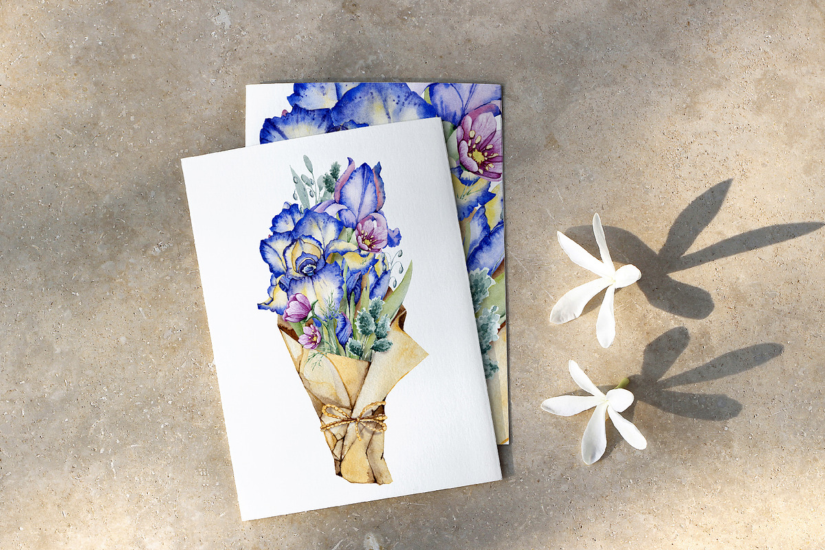 Watercolor wildflowers set, an Illustration by Artmanata (Photo 25 of 26)
