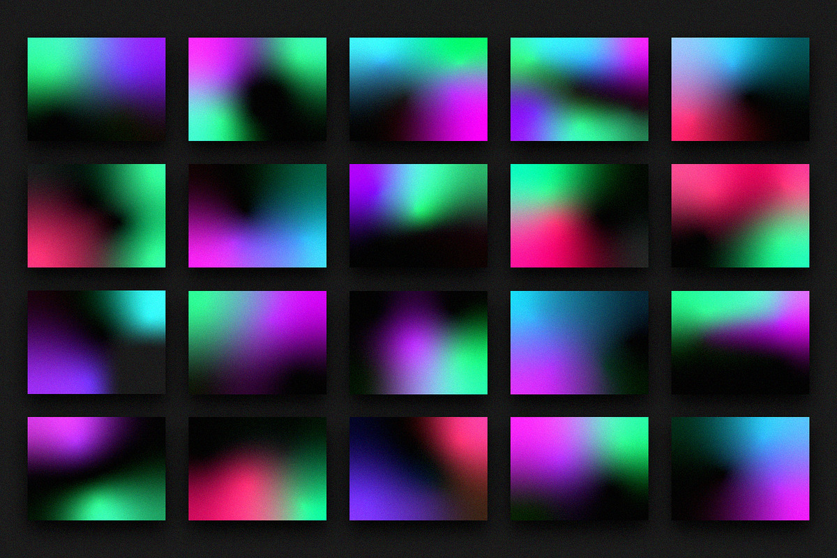 20 Aurora Gradients Set, a Texture Graphic by le-genda (Photo 4 of 11)