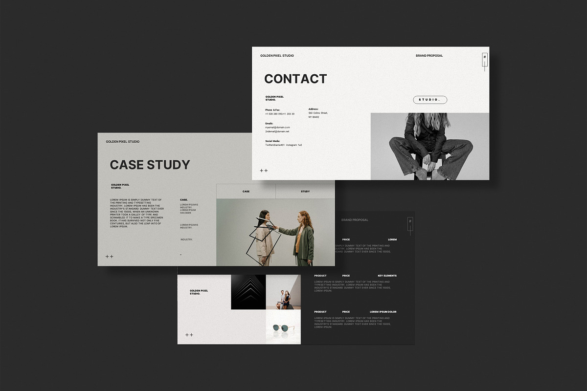 Brand Proposal Template, a Presentation Template by GoldenPixelStudio (Photo 9 of 10)