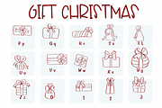 Gift Christmas | Symbols Fonts, a Symbol Font by Sirinart (Thumbnail 5 of 12)
