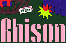 Rhison – Condensed Font